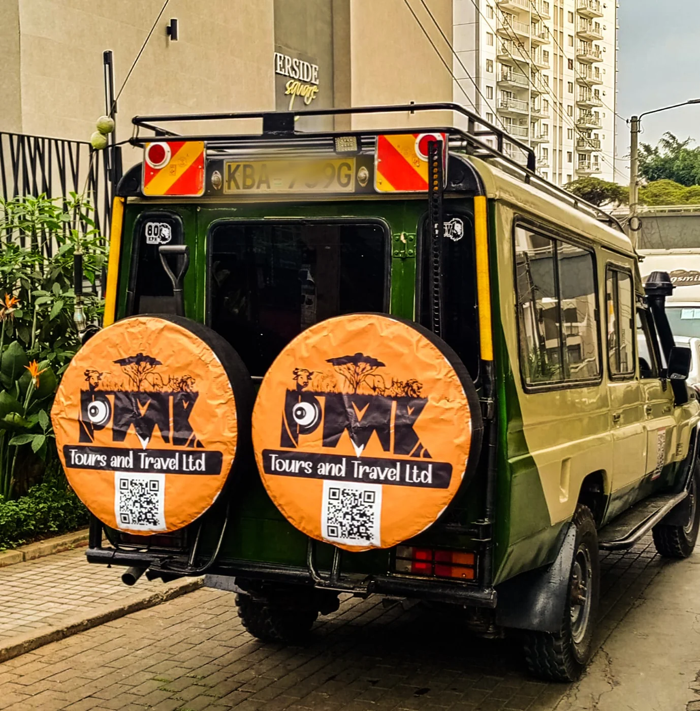 PMK safari Land Cruiser with a raised wildlife-viewing roof