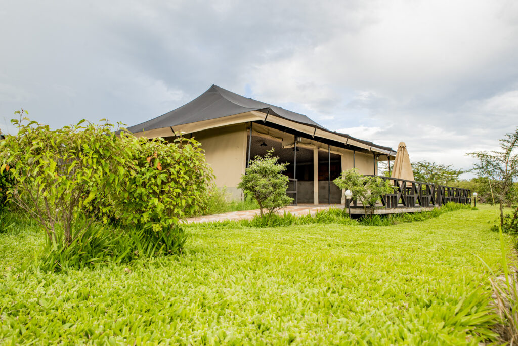 A Tented camp in masai mara National Park