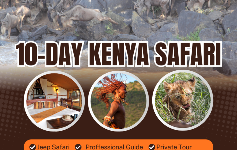 10-Day Best of Kenya Safari – Amboseli, Ol Pejeta, Samburu, Nakuru & Masai Mara