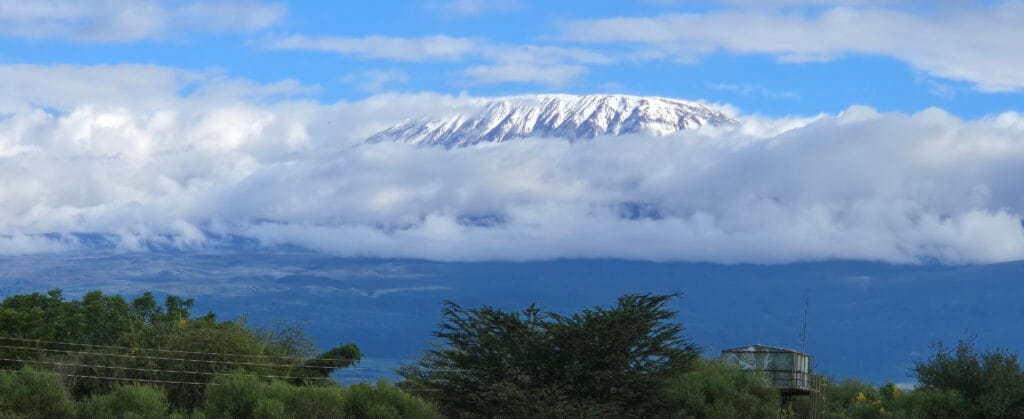 good view of mount Kilimanjaro from Amboseli National Park