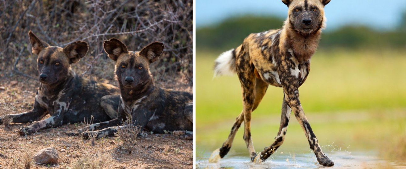 rarest animals in Kenya- The African Wild Dog