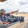 A safari guide in acrion