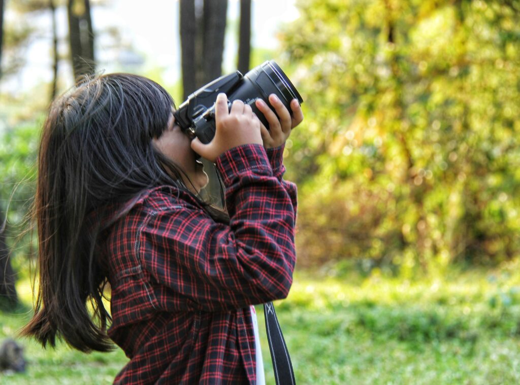 Children enjoying safari activities in Kenya