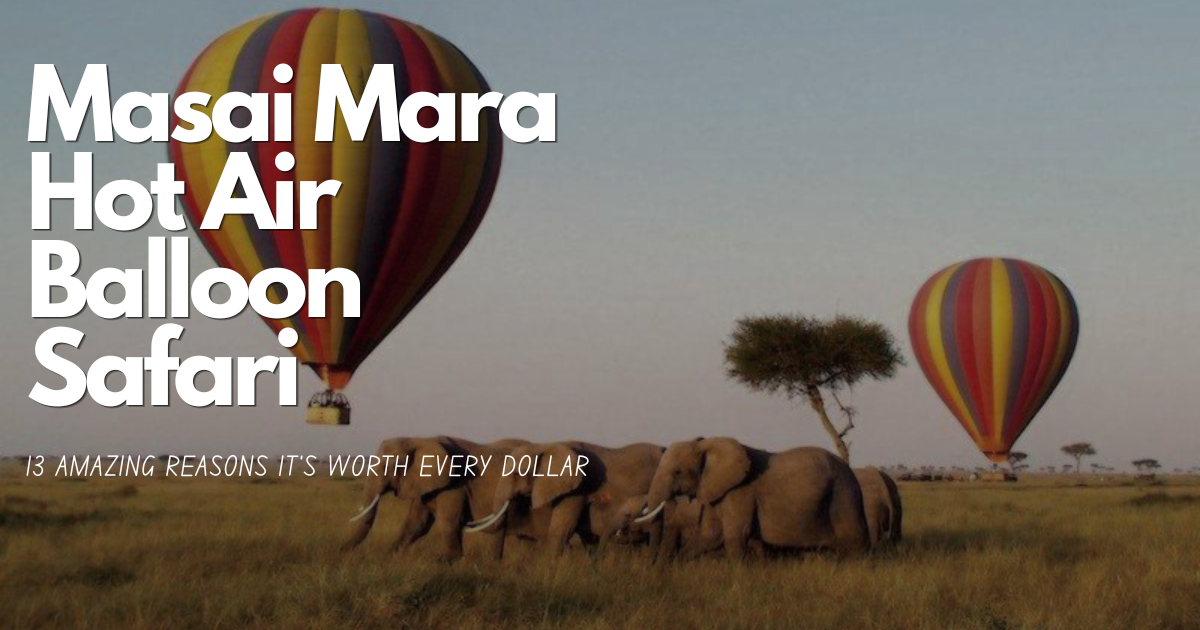 Masai Mara Hot Air Balloon Safari